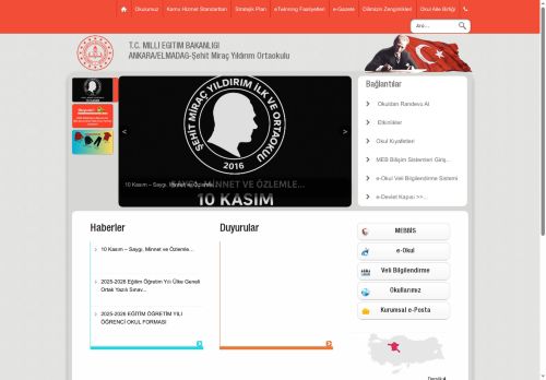 Şehit Miraç Yıldırım Ortaokulu - ANKARA / ELMADAĞ