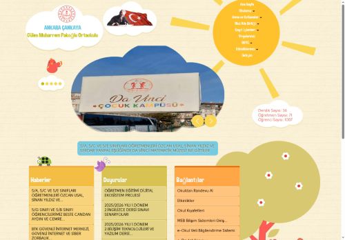 Gülen Muharrem Pakoğlu Ortaokulu - ANKARA / ÇANKAYA