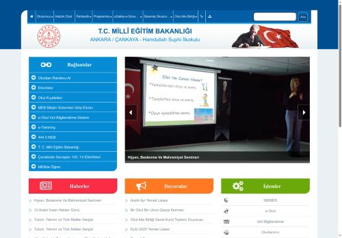 Hamdullah Suphi İlkokulu - ANKARA / ÇANKAYA