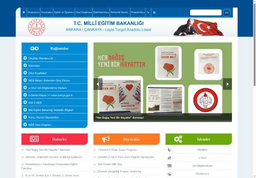 Leyla Turgut Anadolu Lisesi - ANKARA / ÇANKAYA