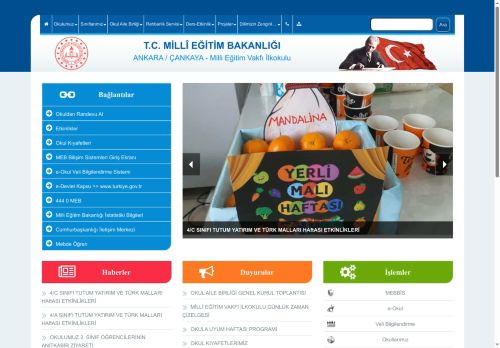 Milli Eğitim Vakfı İlkokulu - ANKARA / ÇANKAYA