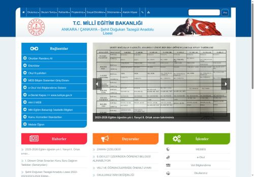 Şehit Doğukan Tazegül Anadolu Lisesi - ANKARA / ÇANKAYA