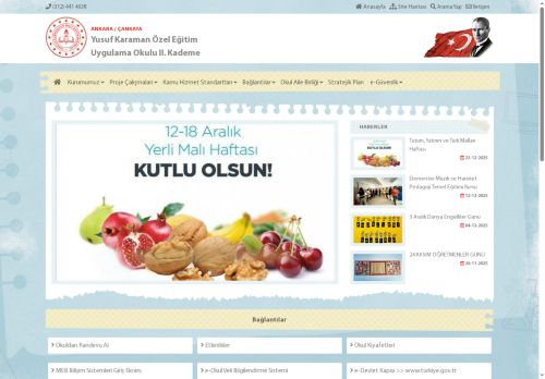 Yusuf Karaman Özel Eğitim Uygulama Okulu II. Kademe - ANKARA / ÇANKAYA