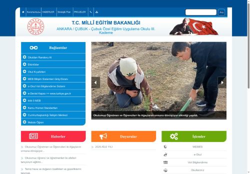 Çubuk Özel Eğitim Uygulama Okulu III. Kademe - ANKARA / ÇUBUK