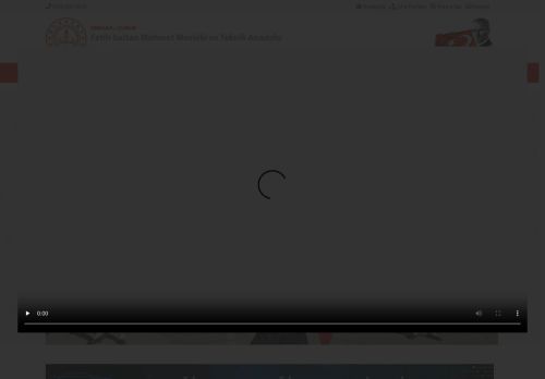 Fatih Sultan Mehmet Mesleki ve Teknik Anadolu Lisesi - ANKARA / ÇUBUK