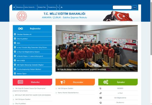 Sabiha Şaşmaz İlkokulu - ANKARA / ÇUBUK