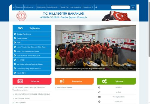 Sabiha Şaşmaz Ortaokulu - ANKARA / ÇUBUK