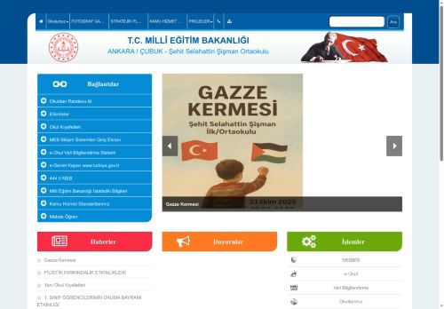 Şehit Selahattin Şişman Ortaokulu - ANKARA / ÇUBUK