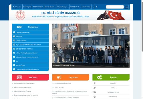 Haymana Anadolu İmam Hatip Lisesi - ANKARA / HAYMANA