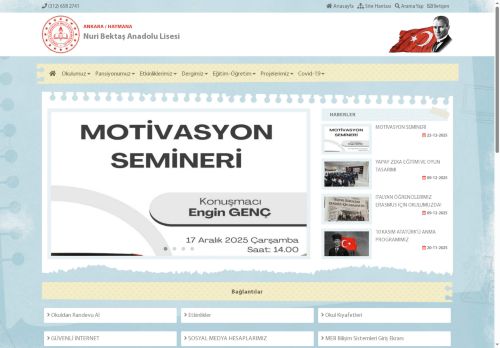 Nuri Bektaş Anadolu Lisesi - ANKARA / HAYMANA