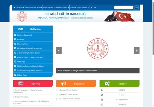 Akıncı Anadolu Lisesi - ANKARA / KAHRAMANKAZAN