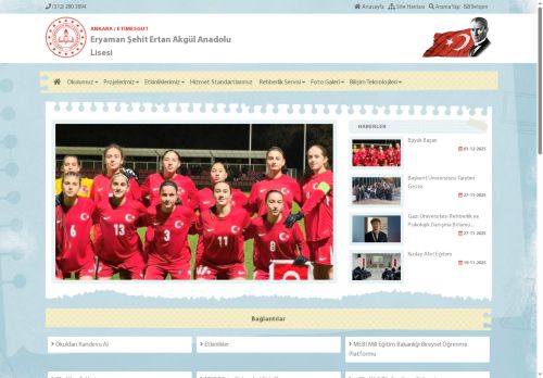 Eryaman Şehit Ertan Akgül Anadolu Lisesi - ANKARA / ETİMESGUT