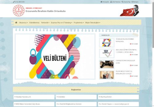 Erzurumlu İbrahim Hakkı Ortaokulu - ANKARA / ETİMESGUT