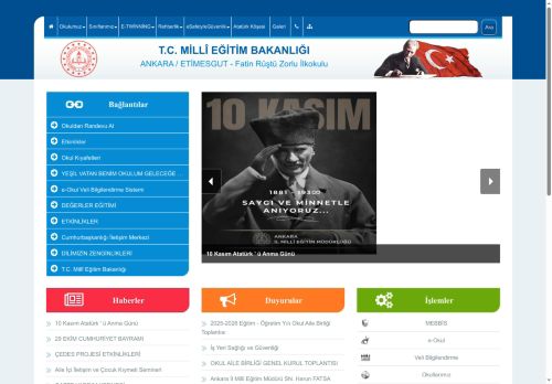 Fatin Rüştü Zorlu İlkokulu - ANKARA / ETİMESGUT