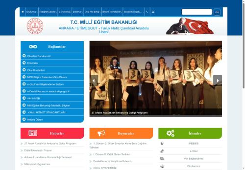 Faruk Nafiz Çamlıbel Anadolu Lisesi - ANKARA / ETİMESGUT