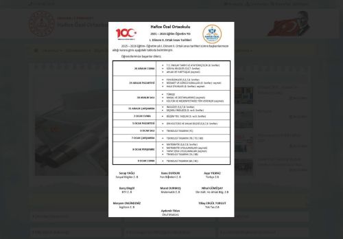 Hafize Özal Ortaokulu - ANKARA / ETİMESGUT