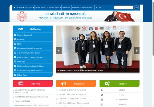 Pir Sultan Abdal Ortaokulu - ANKARA / ETİMESGUT