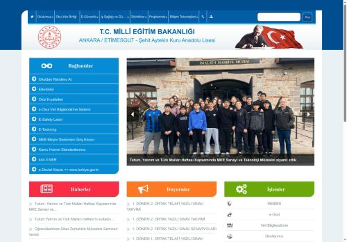 Şehit Aytekin Kuru Anadolu Lisesi - ANKARA / ETİMESGUT