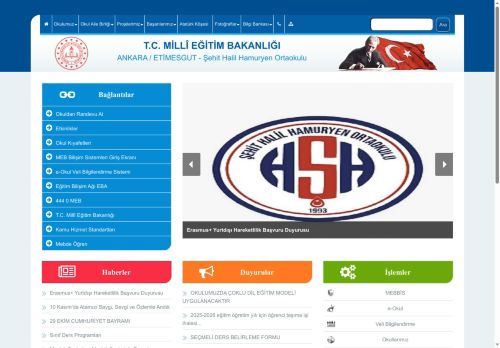 Şehit Halil Hamuryen Ortaokulu - ANKARA / ETİMESGUT