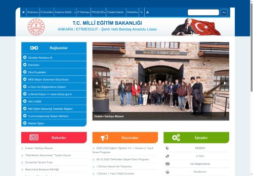 Şehit Velit Bekdaş Anadolu Lisesi - ANKARA / ETİMESGUT