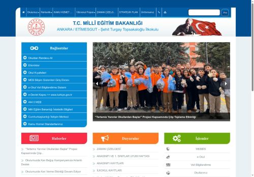 Şehit Turgay Topsakaloğlu İlkokulu - ANKARA / ETİMESGUT