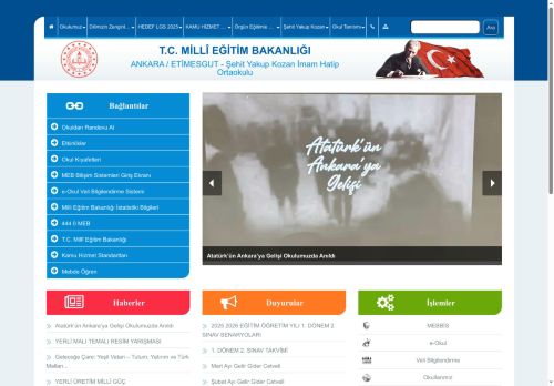 Şehit Yakup Kozan İmam Hatip Ortaokulu - ANKARA / ETİMESGUT