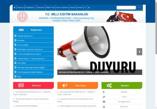 Kahramankazan Kız Anadolu İmam Hatip Lisesi - ANKARA / KAHRAMANKAZAN