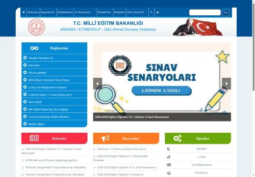 Ülkü Ahmet Durusoy Ortaokulu - ANKARA / ETİMESGUT