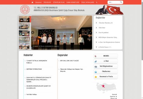 Bezirhane Şehit Eyüp Ensar Ulaş İlkokulu - ANKARA / GÖLBAŞI