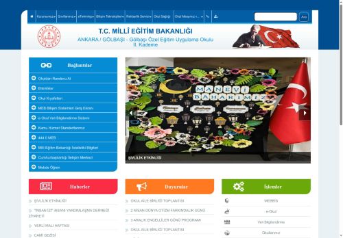 Gölbaşı Özel Eğitim Uygulama Okulu II. Kademe - ANKARA / GÖLBAŞI