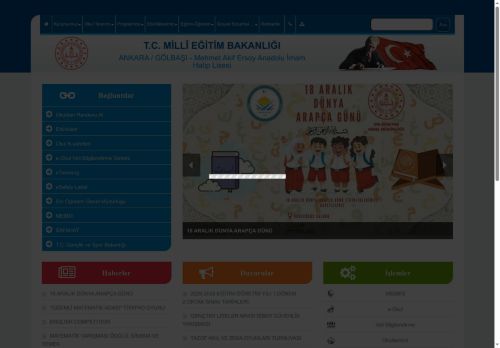 Mehmet Akif Ersoy Anadolu İmam Hatip Lisesi - ANKARA / GÖLBAŞI