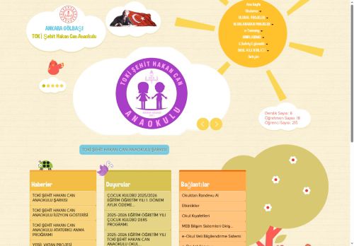 TOKİ Şehit Hakan Can Anaokulu - ANKARA / GÖLBAŞI