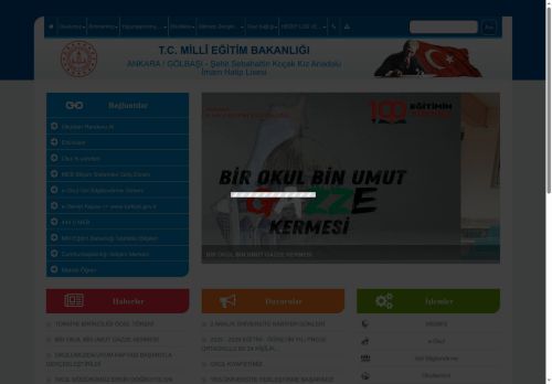 Şehit Sebahattin Koçak Kız Anadolu İmam Hatip Lisesi - ANKARA / GÖLBAŞI