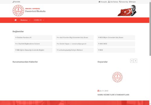 Demirözü İlkokulu - ANKARA / HAYMANA