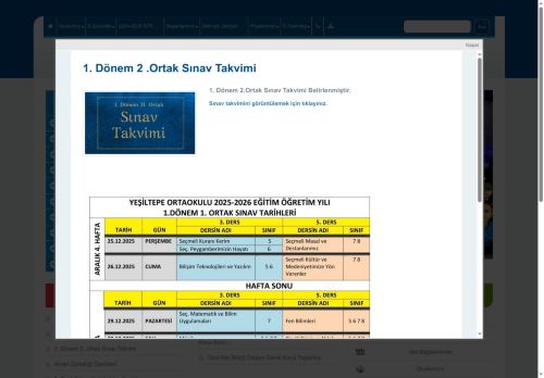 Yeşiltepe Ortaokulu - ANKARA / KEÇİÖREN