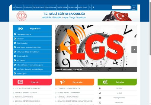 Alper Tunga Ortaokulu - ANKARA / MAMAK