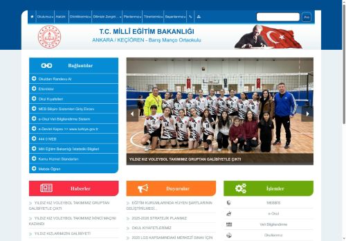Barış Manço Ortaokulu - ANKARA / KEÇİÖREN