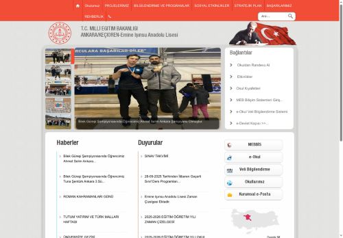 Emine Işınsu Anadolu Lisesi - ANKARA / KEÇİÖREN