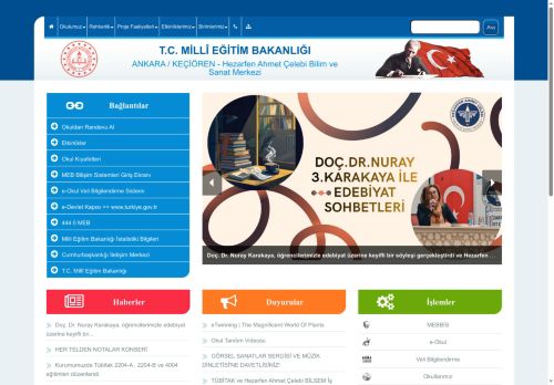 Hezarfen Ahmet Çelebi Bilim ve Sanat Merkezi - ANKARA / KEÇİÖREN