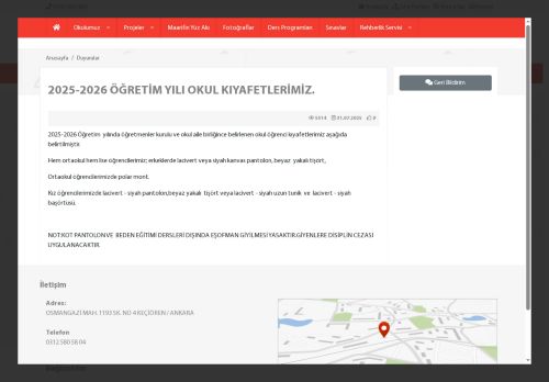 İmam Buhari Anadolu İmam Hatip Lisesi - ANKARA / KEÇİÖREN