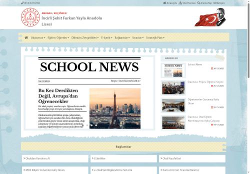 İncirli Şehit Furkan Yayla Anadolu Lisesi - ANKARA / KEÇİÖREN