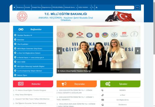 Keçiören Şehit Mustafa Ünal Ortaokulu - ANKARA / KEÇİÖREN