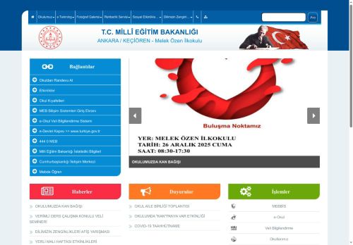Melek Özen İlkokulu - ANKARA / KEÇİÖREN