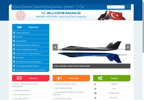 Şehit Eyüp Öksüz Ortaokulu - ANKARA / KEÇİÖREN