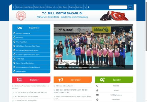 Şehit Enes Demir Ortaokulu - ANKARA / KEÇİÖREN