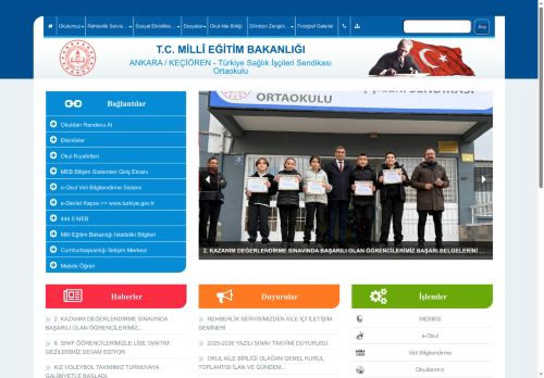 Türkiye Sağlık İşçileri Sendikası Ortaokulu - ANKARA / KEÇİÖREN