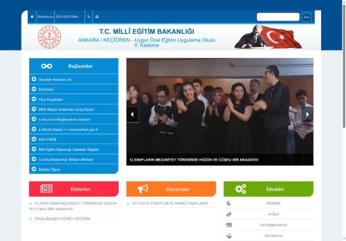 Uygur Özel Eğitim Uygulama Okulu II. Kademe - ANKARA / KEÇİÖREN