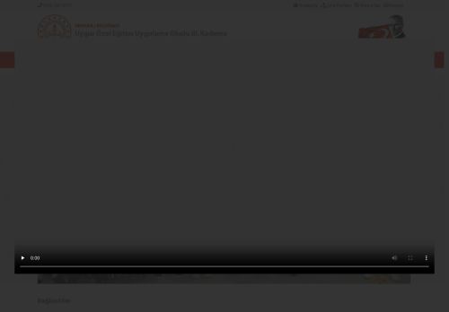 Uygur Özel Eğitim Uygulama Okulu III. Kademe - ANKARA / KEÇİÖREN