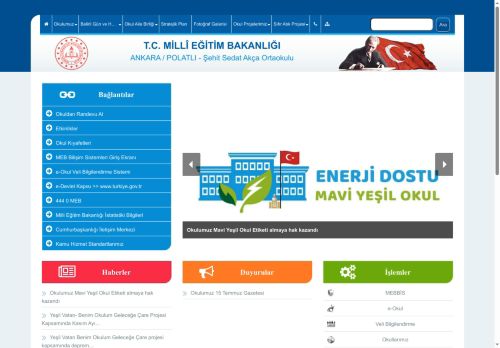 Şehit Sedat Akça Ortaokulu - ANKARA / POLATLI