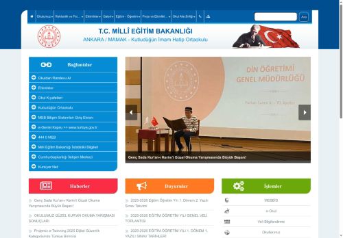 Kutludüğün İmam Hatip Ortaokulu - ANKARA / MAMAK